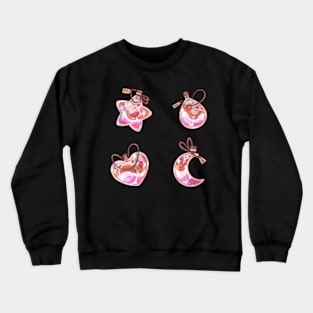 Lesbian potions sticker set Crewneck Sweatshirt